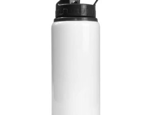 MR.R 20oz التسامي الفراغات الأبيض الرياضة زجاجة الألومنيوم المحمولة غطاء أسود للكمبيوتر المحمول للطباعة نقل الحرارة