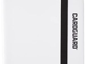 بطاقة تداول CardGuard Pro-Folio ، صفحات تحميل جانبي بها 9 جيوب ، تحمل 360 بطاقة ، أبيض