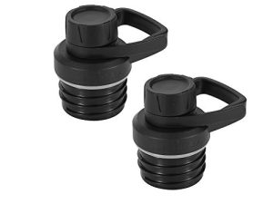 غطاء صنبور IRON ° FLASK للفم الضيق ، زجاجات مياه رياضية بسيطة معزولة ، معيار Hydro Canteen ، غطاء Chug الحديث ، خالية من مادة BPA (غطاءان)