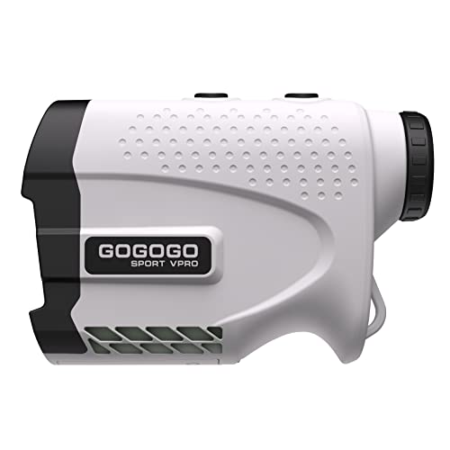 Gogogo Sport Vpro Laser Rangefinder للجولف والصيد قياس المسافة مع عمود العلم عالي الدقة قفل وظيفة الاهتزاز وضع المنحدر المسح المستمر Gogogo Sport Vpro Laser Rangefinder للجولف والصيد قياس المسافة مع عمود العلم عالي الدقة قفل وظيفة الاهتزاز وضع المنحدر المسح المستمر