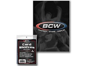 أغطية بطاقات BCW ، 2 5/8 x 3 5/8 "