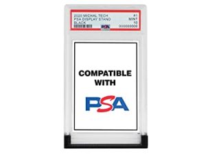 Michal Tech PSA Carded Card Display 5 Pack