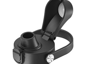 غطاء صنبور أوتوماتيكي SYACOT لزجاجات المياه الرياضية ذات الفم العريض ، غطاء بديل لـ HydroFlask بفتحة واسعة 12 18 ، 32 ، 40 ، 64 أونصة ، غطاء Chug مع مقبض مرن ، فوهة عالية التدفق