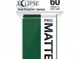 Ultra Pro - Eclipse Matte Small Sleeve 60 Count (Forest Green) - حماية جميع بطاقات الألعاب والبطاقات الرياضية والبطاقات القابلة للتحصيل باستخدام تقنية Ultra Pro's ChromaFusion
