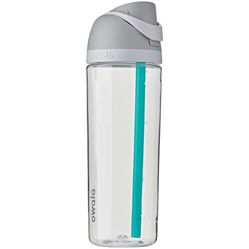 زجاجة مياه أوالا FreeSip Clear مع مصاصة للرياضة والسفر ، خالية من BPA ، 25 أونصة ، Shy Marshmallow زجاجة مياه أوالا FreeSip Clear مع مصاصة للرياضة والسفر ، خالية من BPA ، 25 أونصة ، Shy Marshmallow