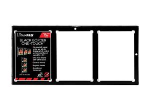 Ultra Pro 35PT 3-Card Black Border UV-Touch حامل مغناطيسي