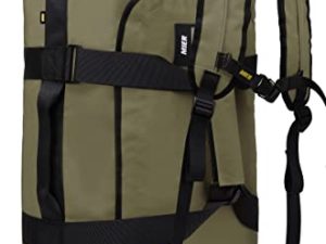 حقيبة ظهر MIER مقاومة للماء Duffle Heavy Duffle قابلة للتحويل مع أحزمة ظهر للجيم والرياضة والسفر