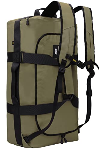 حقيبة ظهر MIER مقاومة للماء Duffle Heavy Duffle قابلة للتحويل مع أحزمة ظهر للجيم والرياضة والسفر حقيبة ظهر MIER مقاومة للماء Duffle Heavy Duffle قابلة للتحويل مع أحزمة ظهر للجيم والرياضة والسفر