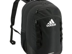 حقيبة ظهر Excel للكبار من الجنسين من Adidas ، أسود / أبيض ، مقاس واحد