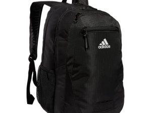 حقيبة ظهر Adidas 6 Foundation ، أسود / أبيض ، مقاس واحد