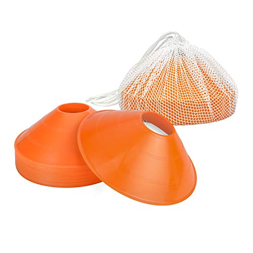 GoSports Sports Training Cone 20 Pack مع حقيبة حمل GoSports Sports Training Cone 20 Pack مع حقيبة حمل