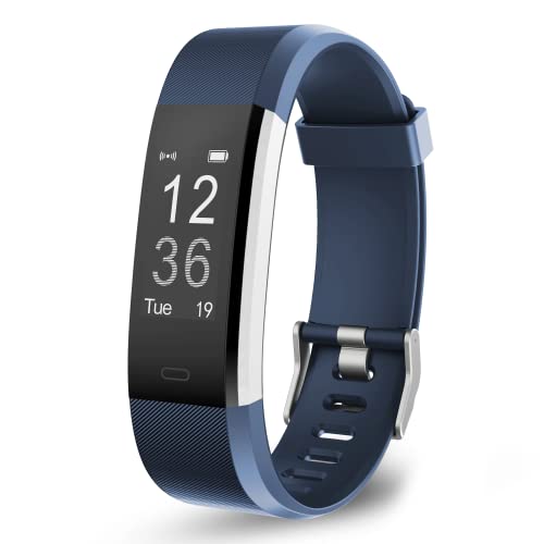 Octandra Active VeryFitPro Fitness Tracker HR معدل ضربات القلب مراقب خطوة عداد IP67 مقاوم للماء تعقب النشاط عداد الخطى الذكية تشغيل ساعة ذكية للرجال والنساء (ID115Plus HR) (أزرق داكن) Octandra Active VeryFitPro Fitness Tracker HR معدل ضربات القلب مراقب خطوة عداد IP67 مقاوم للماء تعقب النشاط عداد الخطى الذكية تشغيل ساعة ذكية للرجال والنساء (ID115Plus HR) (أزرق داكن)