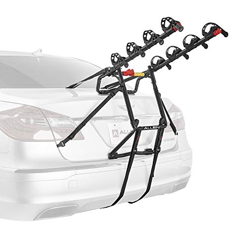 Allen Sports Premier 4-Bike Trunk Rack ، موديل S104 ، أسود Allen Sports Premier 4-Bike Trunk Rack ، موديل S104 ، أسود
