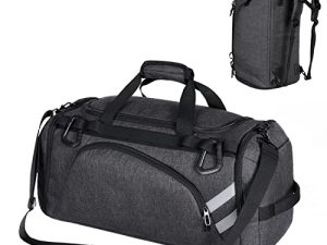 حقيبة رياضية BERTASCHE للرجال ، حقيبة ظهر قابلة للتحويل مع مقصورة أحذية للرياضة والجيم والسفر وعطلة نهاية الأسبوع ، 50 لتر