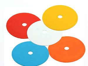 Eco Walker Flat Cones Spot Markers Soccer Football Sports Speed Agility Training (مجموعة من 10)