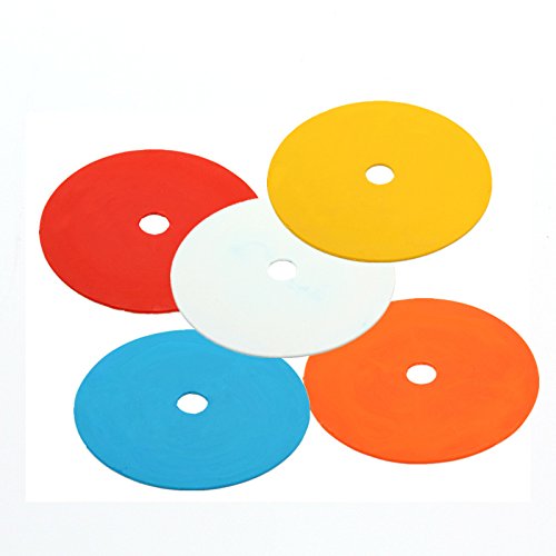 Eco Walker Flat Cones Spot Markers Soccer Football Sports Speed Agility Training (مجموعة من 10) Eco Walker Flat Cones Spot Markers Soccer Football Sports Speed Agility Training (مجموعة من 10)