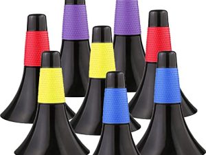 AKA SPORTS GEAR 8 Rip Cone Set ، Agility Training Sport Cone ، 9 inch Marker Cones with Grip ، لمخاريط تدريب كرة السلة وغيرها من التدريبات الرياضية