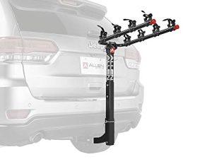 Allen Sports Deluxe 4-Bike Hitch Mount Mount (ريسيفر 2 بوصة) ، أسود