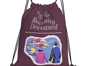 كتيب عن المتوفى حديثًا Beetlejuice حقيبة ظهر برباط حقيبة رياضية حقيبة رياضية حقيبة سلسلة حقيبة يوجا للسفر