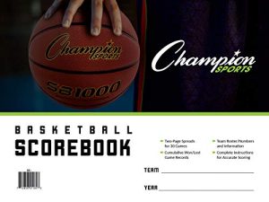 سجلات مدرب وحكام BB1 للجنسين من Champion Sports ، أبيض ، 30 GAMES US