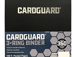CardGuard Premium 3-Ring 3 "Binder بما في ذلك 100 Starter Series 9-Pocket Pages