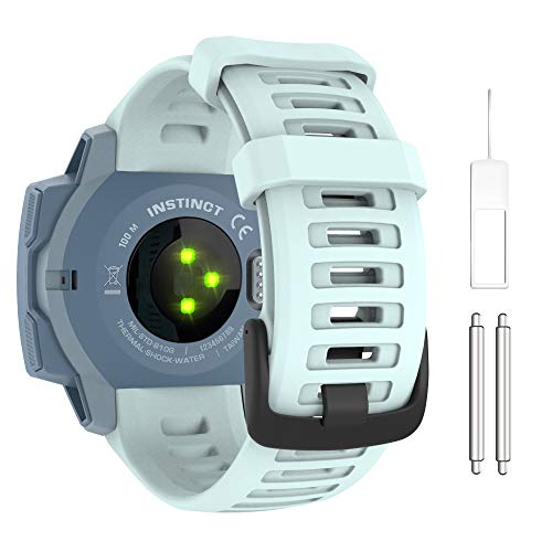 MoKo حزام ساعة متوافق مع Garmin Instinct Esports / Solar / Tactical / Tide Military Watch ، سوار بديل قابل للتعديل من السيليكون الناعم مناسب Garmin Instinct 2 Sports GPS Smart Watch - أزرق بحري MoKo حزام ساعة متوافق مع Garmin Instinct Esports / Solar / Tactical / Tide Military Watch ، سوار بديل قابل للتعديل من السيليكون الناعم مناسب Garmin Instinct 2 Sports GPS Smart Watch - أزرق بحري