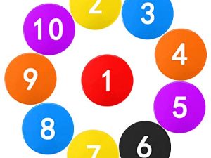 10 قطع بولي سبوت من هابلون ، 9 بوصات غير قابلة للانزلاق من النقاط الأرضية الرياضية للتدريب على تدريب كرة القدم وكرة القدم وكرة السلة وحقل تعليم الأطفال في المدارس