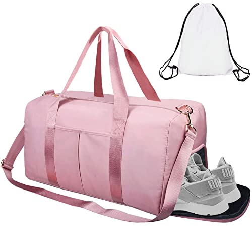 حقيبة دفل رياضية من ICEIVY Gym Duffle Bag الجافة والرطبة المنفصلة للجيم ، حقيبة رياضية واق من المطر ، حقيبة يد للتدريب ، حقيبة يوجا مع حقيبة ظهر برباط إضافي (وردي) حقيبة دفل رياضية من ICEIVY Gym Duffle Bag الجافة والرطبة المنفصلة للجيم ، حقيبة رياضية واق من المطر ، حقيبة يد للتدريب ، حقيبة يوجا مع حقيبة ظهر برباط إضافي (وردي)