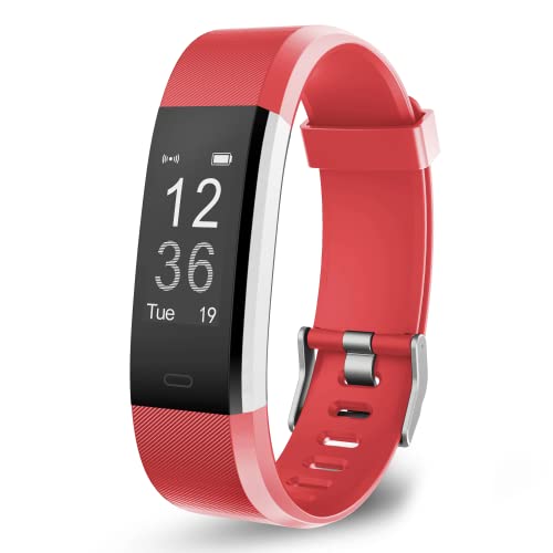 OCTANDRA Active VeryFitPro Fitness Tracker HR معدل ضربات القلب مراقب النوم عداد الخطوات IP67 مقاوم للماء تعقب النشاط عداد الخطى الذكية تشغيل ساعة ذكية للرجال والنساء (ID115Plus HR) (أحمر) OCTANDRA Active VeryFitPro Fitness Tracker HR معدل ضربات القلب مراقب النوم عداد الخطوات IP67 مقاوم للماء تعقب النشاط عداد الخطى الذكية تشغيل ساعة ذكية للرجال والنساء (ID115Plus HR) (أحمر)
