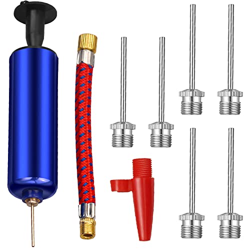 Arbootjin Ball Pump مضخة هواء محمولة ، مضخة كرة السلة ، مضخة بالون مع 7 إبر ، 1 فوهة وخرطوم واحد مرن لكرة القدم والكرة الطائرة وكرة القدم والرجبي الرياضية والسباحة والمطاطية Arbootjin Ball Pump مضخة هواء محمولة ، مضخة كرة السلة ، مضخة بالون مع 7 إبر ، 1 فوهة وخرطوم واحد مرن لكرة القدم والكرة الطائرة وكرة القدم والرجبي الرياضية والسباحة والمطاطية