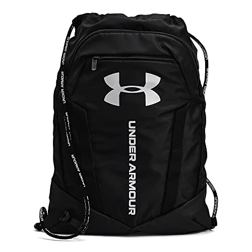 حقيبة للكبار لا يمكن إنكارها من Under Armor ، أسود / أسود / فضي معدني حقيبة للكبار لا يمكن إنكارها من Under Armor ، أسود / أسود / فضي معدني