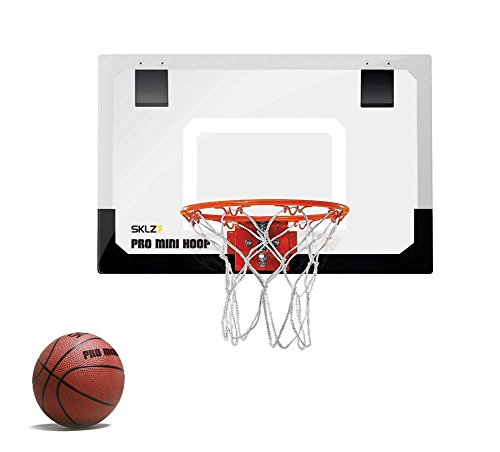 اس كي إل زد برو ، حلقة كرة سلة صغيرة مع كرة ، مقاس XL (23 × 16 بوصة) اس كي إل زد برو ، حلقة كرة سلة صغيرة مع كرة ، مقاس XL (23 × 16 بوصة)