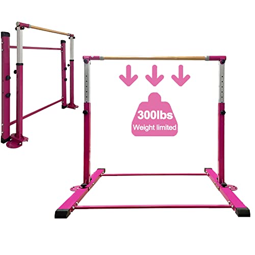 JC-ATHLETICS Gymnastic Kip Bar ، شريط أفقي للأطفال البنات الصغار ، ارتفاع قابل للتعديل من 3 إلى 5 بوصات ، معدات الصالة الرياضية المنزلية ، مثالية للتدريب الداخلي والمنزل ، 1-4 مستويات ، سعة وزن 260 رطلاً JC-ATHLETICS Gymnastic Kip Bar ، شريط أفقي للأطفال البنات الصغار ، ارتفاع قابل للتعديل من 3 إلى 5 بوصات ، معدات الصالة الرياضية المنزلية ، مثالية للتدريب الداخلي والمنزل ، 1-4 مستويات ، سعة وزن 260 رطلاً