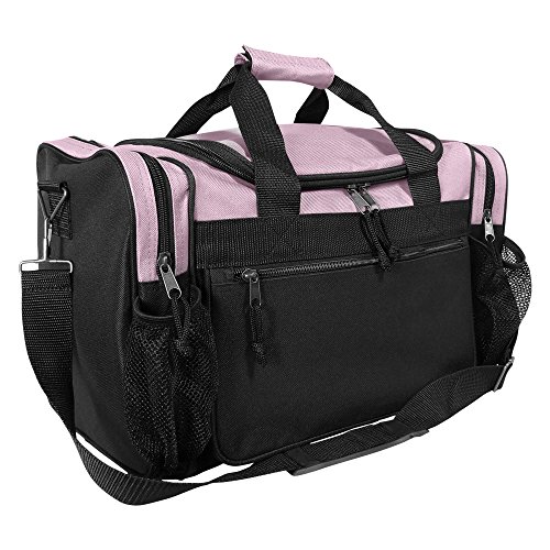 DALIX 17 "Duffle Bag بجيوب شبكية أمامية مزدوجة (أسود ذهبي رمادي أخضر داكن أزرق كحلي كستنائي أزرق ملكي برتقالي وردي أرجواني أحمر أبيض DALIX 17 "Duffle Bag بجيوب شبكية أمامية مزدوجة (أسود ذهبي رمادي أخضر داكن أزرق كحلي كستنائي أزرق ملكي برتقالي وردي أرجواني أحمر أبيض