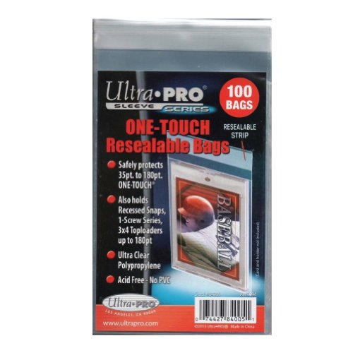 حزمة Ultra Pro من 100 كيس من البولي يوريثان القابل للإغلاق بلمسة واحدة لحامل البطاقة حزمة Ultra Pro من 100 كيس من البولي يوريثان القابل للإغلاق بلمسة واحدة لحامل البطاقة