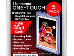 حافظة بطاقات التداول المغناطيسية Ultra Pro 35-Point ONE-Touch (حزمة من 5)