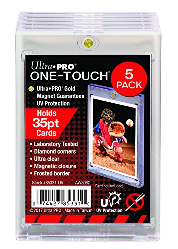 حافظة بطاقات التداول المغناطيسية Ultra Pro 35-Point ONE-Touch (حزمة من 5) حافظة بطاقات التداول المغناطيسية Ultra Pro 35-Point ONE-Touch (حزمة من 5)