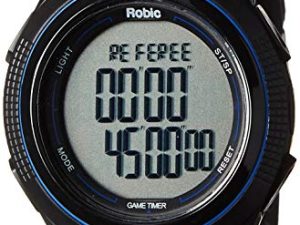 ساعة حكام من Robic 591-48319 SC-591 ، سوداء ، عادية