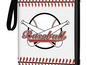 ANNOR Baseball Card Binder ، 9-Pocket Trading Card Binder ، يناسب 720 بطاقة مع 40 كم قابل للإزالة ، 3 ألبوم حلقات لتخزين مجموعة البطاقات