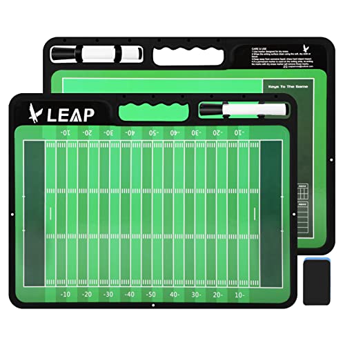 LEAP Coach Board حافظة تكتيكية ممتازة ذات وجهين مع لوح ماركر للمسح الجاف كامل ونصف الملعب لكرة السلة ، البيسبول ، كرة القدم ، كرة القدم ، الهوكي LEAP Coach Board حافظة تكتيكية ممتازة ذات وجهين مع لوح ماركر للمسح الجاف كامل ونصف الملعب لكرة السلة ، البيسبول ، كرة القدم ، كرة القدم ، الهوكي