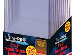 حزم Ultra Pro 2180pt Top Loader - 10 Topload Per Pack (20 Total) - البيسبول السميكة وكرة السلة والهوكي وبطاقات كرة القدم (أي تذكارات)