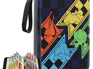Bheddi Trading Cards Binder for PTCG Cards [Superior] حامل ألبوم لهواة جمع البطاقات - يحمل 400 بطاقة ، هدية للأولاد والبنات (I-Choose-You)