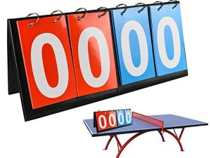 APORO Portable Table Top Table Flipper ، Multi Sports Score Flip Scoreboard