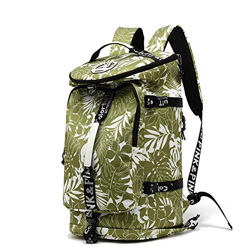حقيبة ظهر للجيم Duffle Bag 4 اتجاهات مقاومة للماء مع مقصورة أحذية للسفر والكمبيوتر المحمول والمشي لمسافات طويلة (زيتوني-أخضر) حقيبة ظهر للجيم Duffle Bag 4 اتجاهات مقاومة للماء مع مقصورة أحذية للسفر والكمبيوتر المحمول والمشي لمسافات طويلة (زيتوني-أخضر)