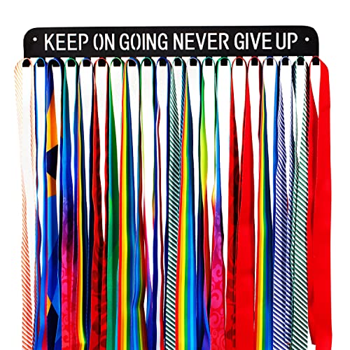 LZHZH Medal Holder Display Hanger Rack Frame - قوي أسود معدني مثبت على الحائط , سهل التركيب 20 قطعة خطاف LZHZH Medal Holder Display Hanger Rack Frame - قوي أسود معدني مثبت على الحائط , سهل التركيب 20 قطعة خطاف
