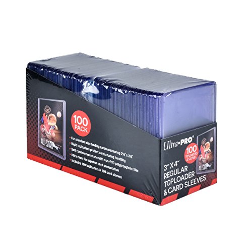 Ultra PRO 3 "x 4" محمل علوي عادي شفاف للبطاقات بأكمام بطاقات حزمة الحجم القياسي 100ct وأكمام بطاقات البيسبول واقيات بطاقات البيسبول واقيات بطاقات التحميل العلوي Ultra PRO 3 "x 4" محمل علوي عادي شفاف للبطاقات بأكمام بطاقات حزمة الحجم القياسي 100ct وأكمام بطاقات البيسبول واقيات بطاقات البيسبول واقيات بطاقات التحميل العلوي